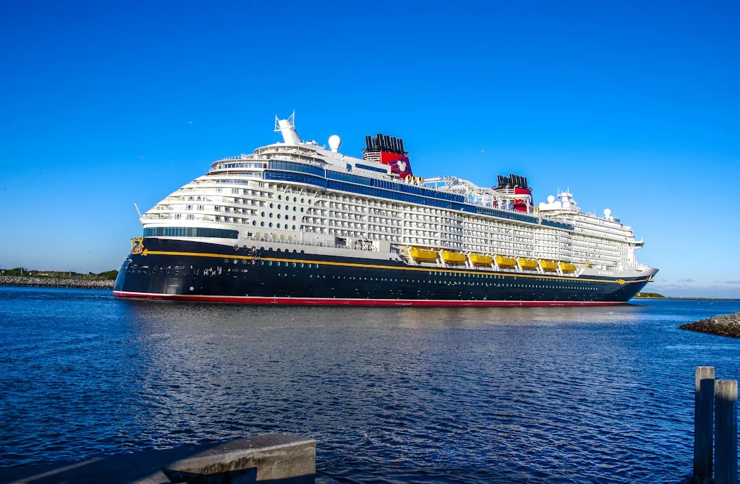 a large cruise ship in a body of water