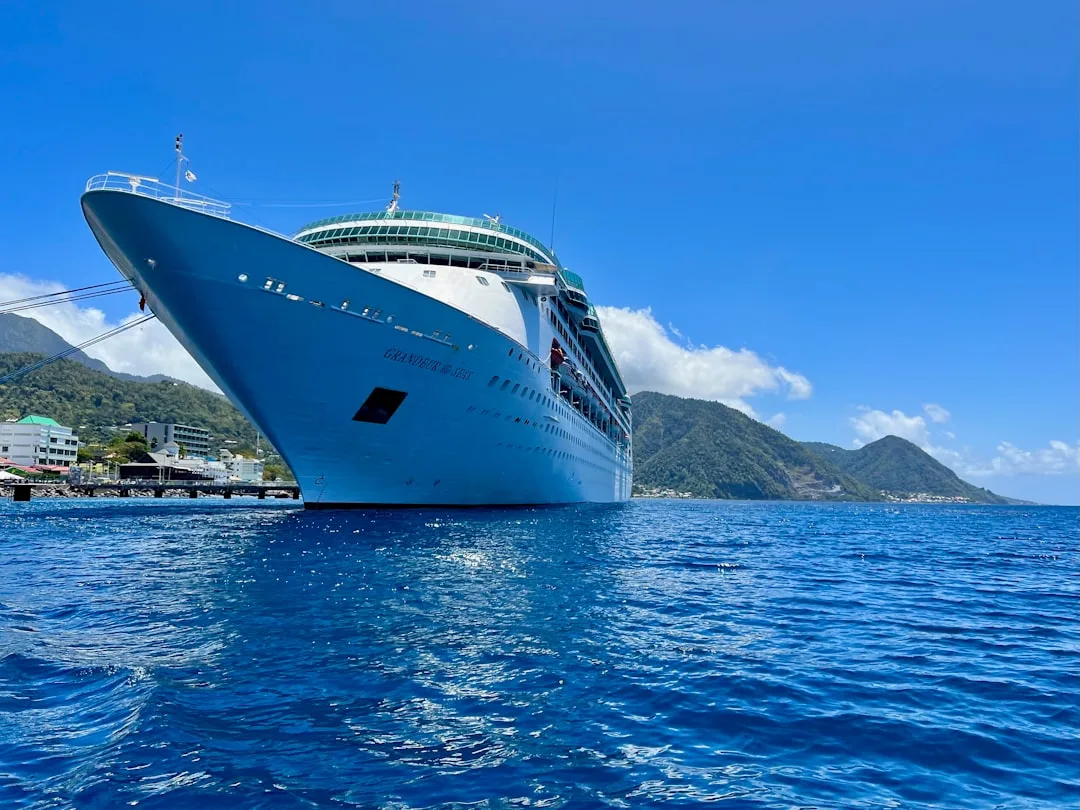 white cruise ship on sea during daytime