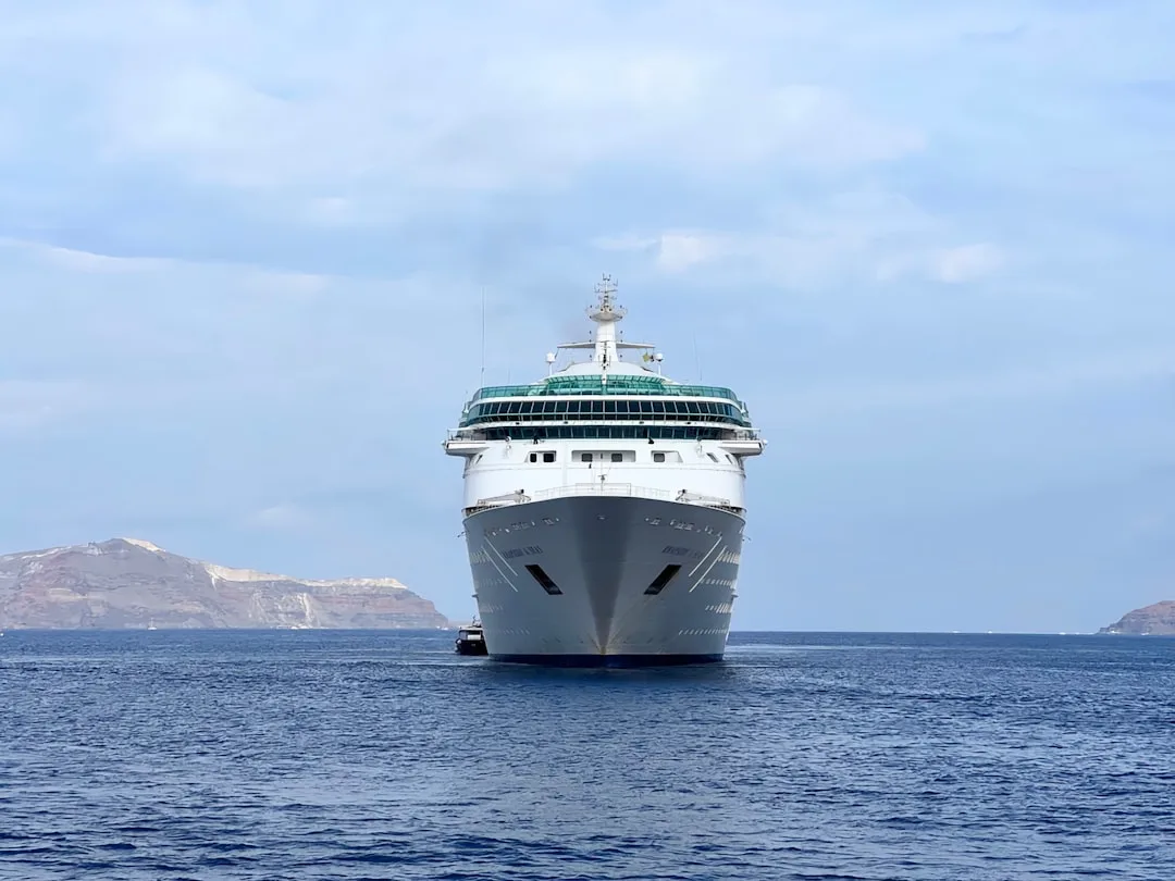 white cruise ship on sea during daytime